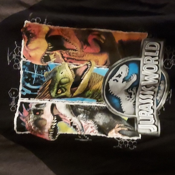 Boys Jurassic Park Shirt Size M - Picture 2 of 4